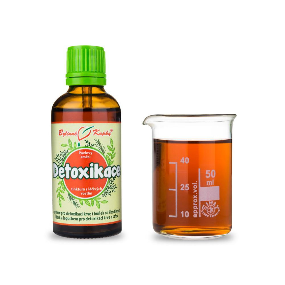 Detoxikace tinktura 50 ml - Bylinné Kapky