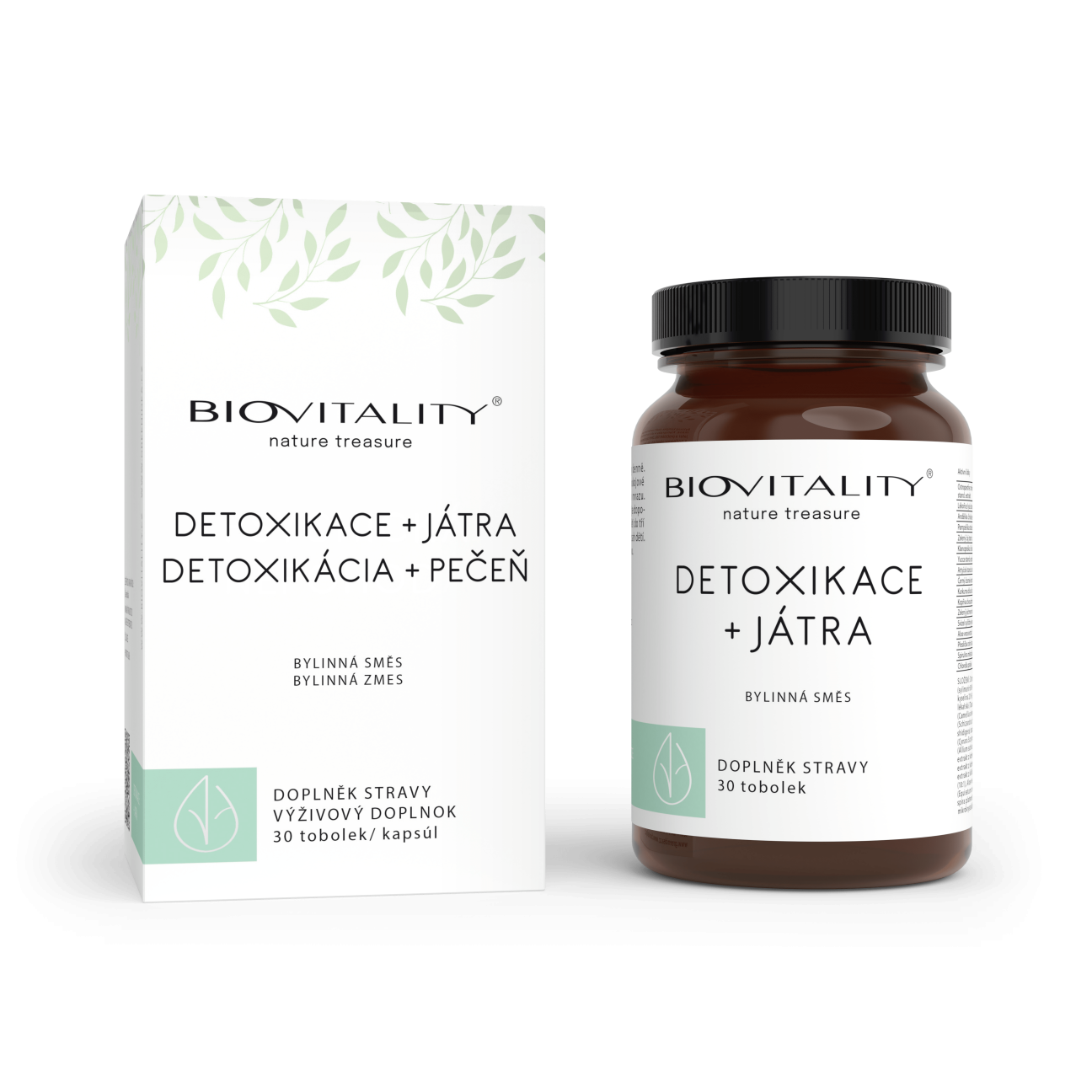 Detoxikace + Jatra - bylinná směs 30 tob. - Topvet