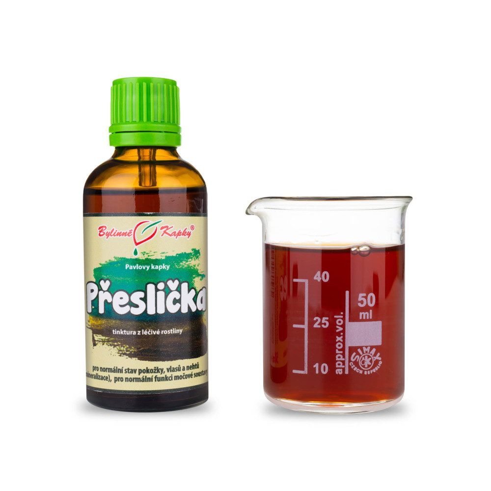 Přeslička tinktura 50 ml - Bylinné Kapky