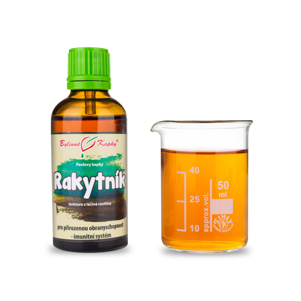 Rakytník tinktura 50 ml - Bylinné Kapky