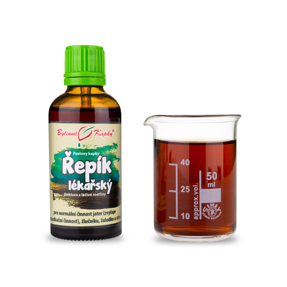 Řepík lékařský tinktura 50 ml - Bylinné Kapky