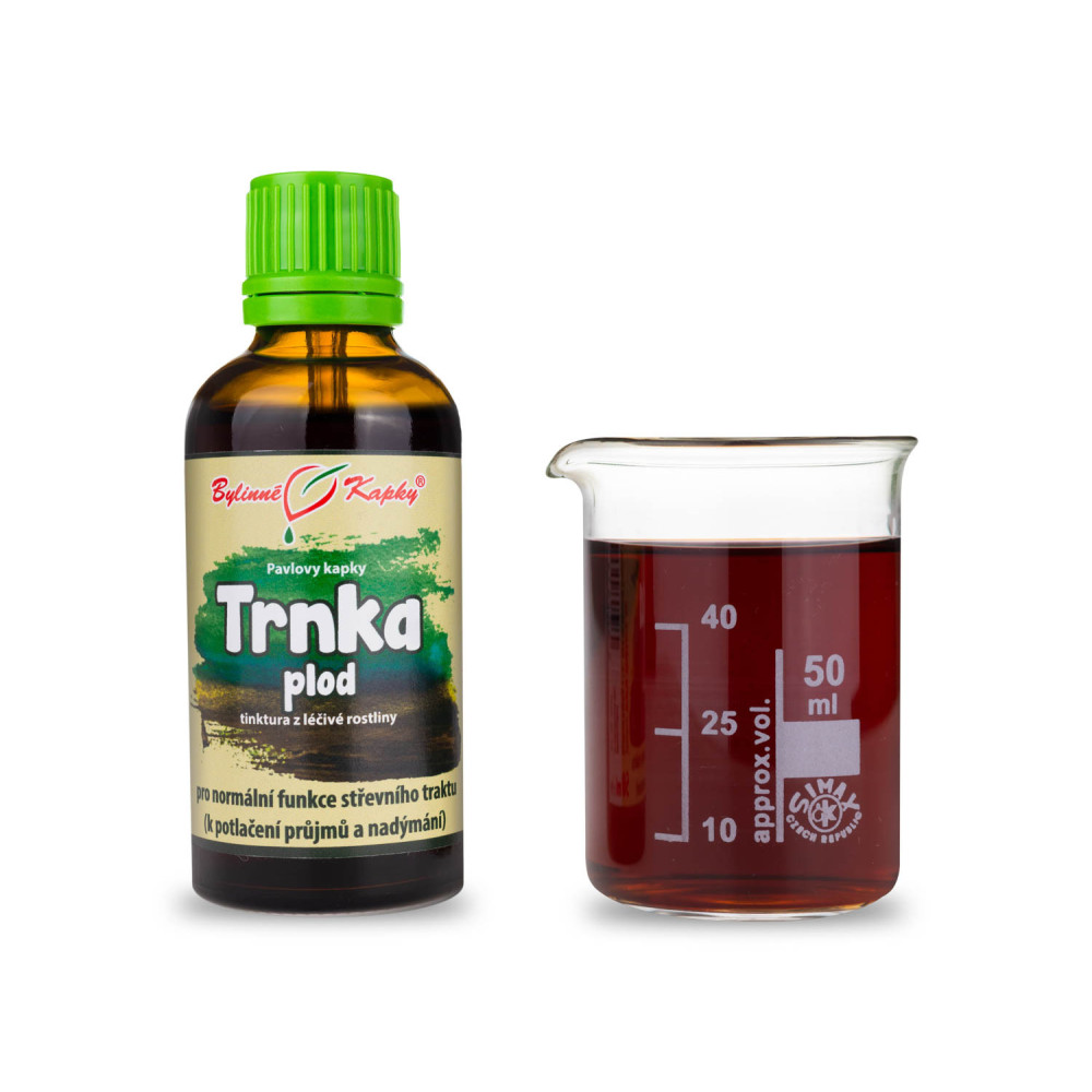 Trnka plod tinktura 50 ml - Bylinné Kapky