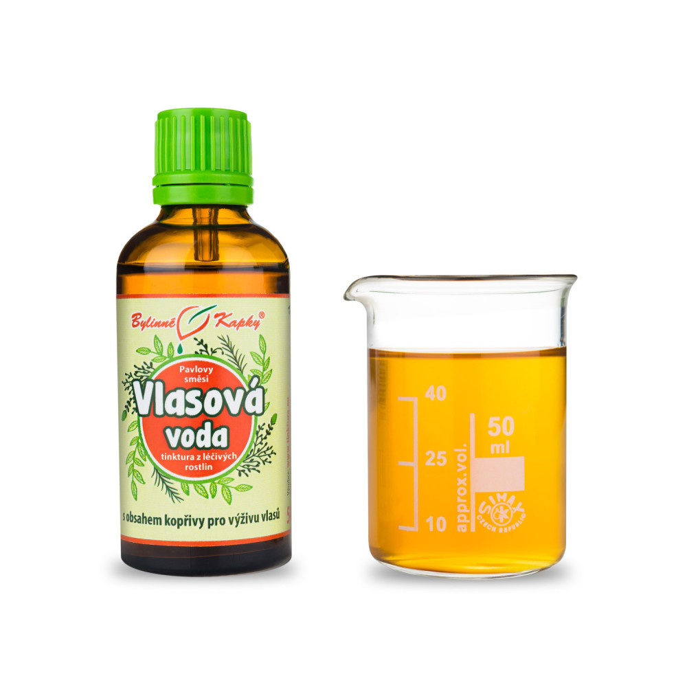 Vlasová voda tinktura 50 ml - Bylinné Kapky