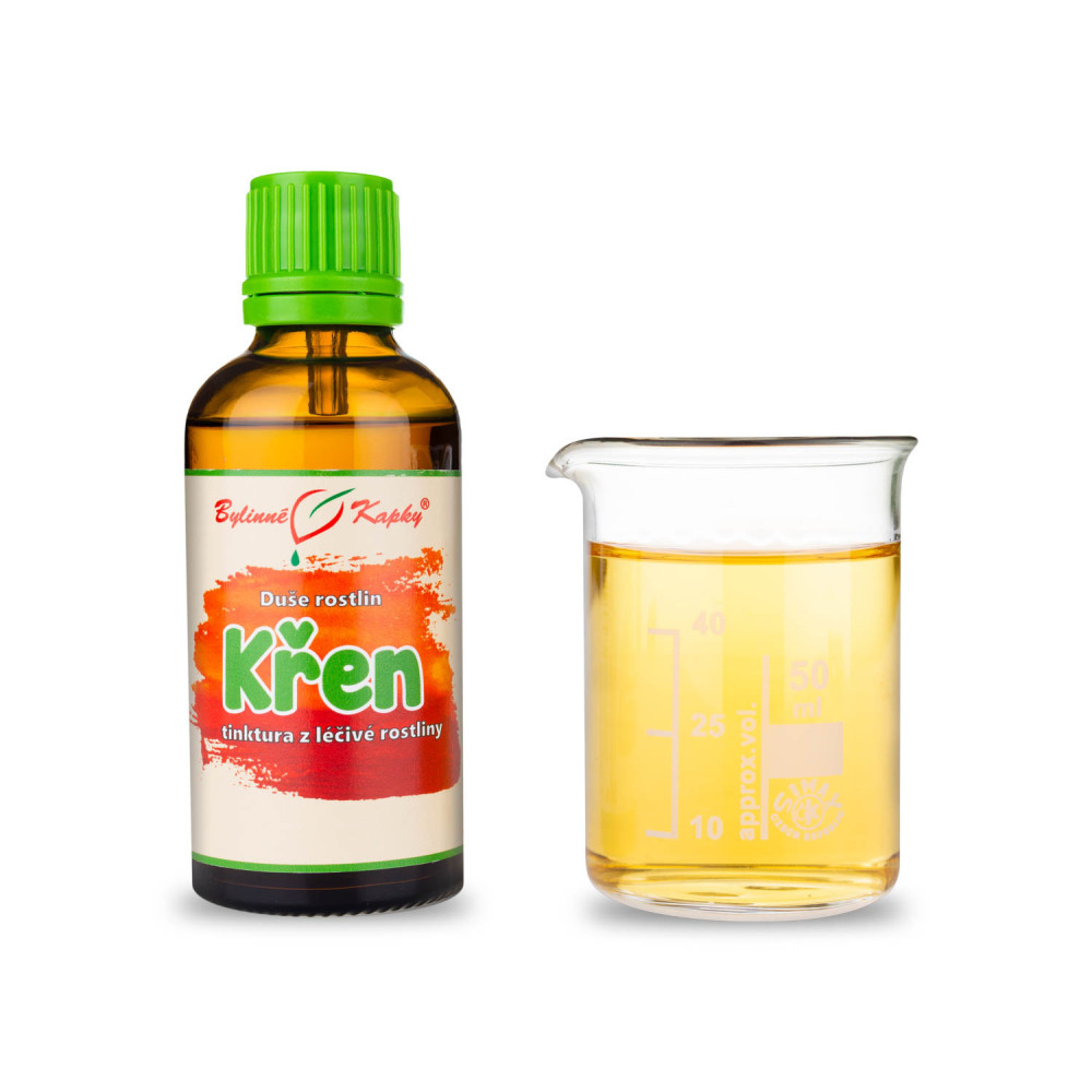 Křen - Duše rostlin tinktura 50 ml - Bylinné Kapky