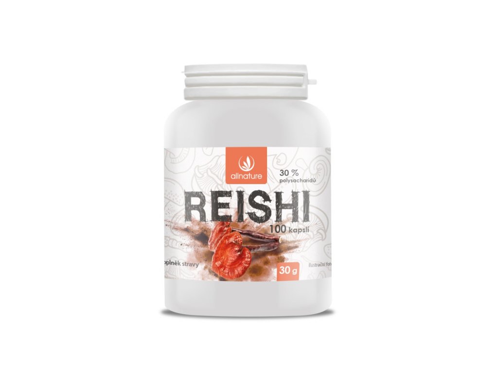 Reishi kapsle 100 kps. 55g - Allnature