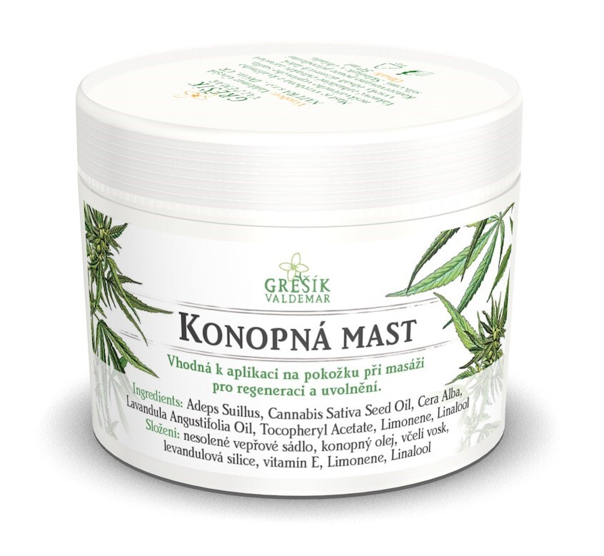 Konopná mast 50 ml - Valdemar Grešík