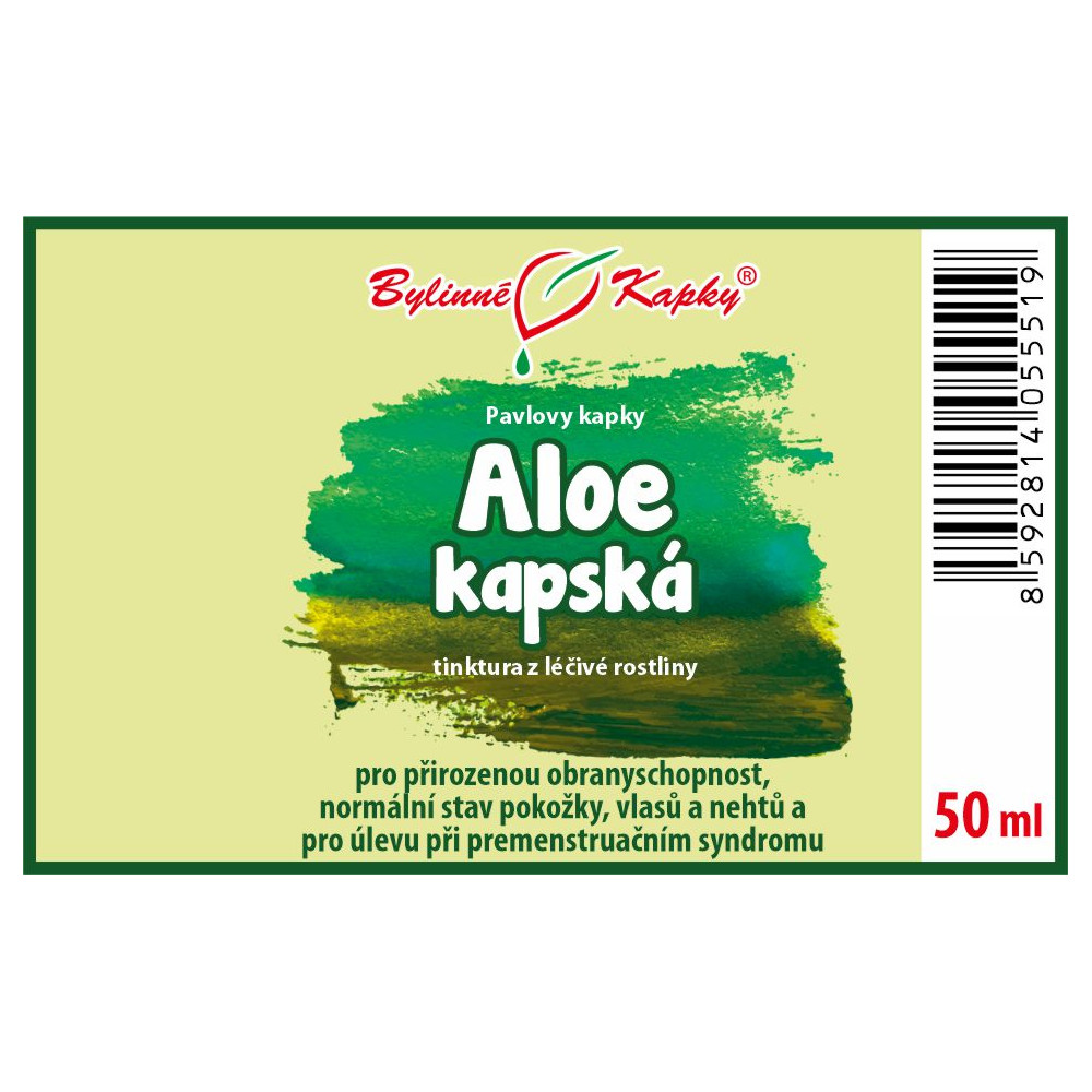 Aloe kapská tinktura 50 ml - Bylinné Kapky