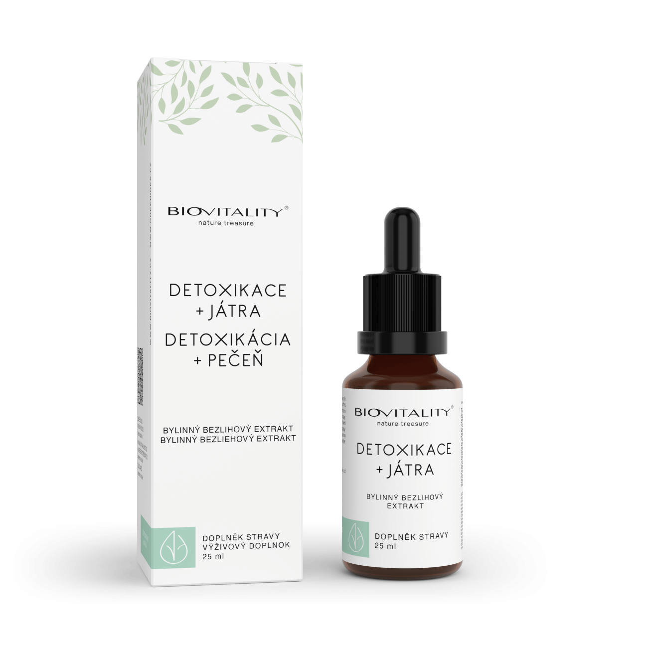 Detoxikace + Jatra bylinný bezlihový extrakt 25 ml - Topvet